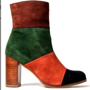 Musse & Cloud suede heeled boot